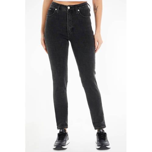 CALVIN KLEIN JEANS High Waist Skinny Jeans - Black Denim