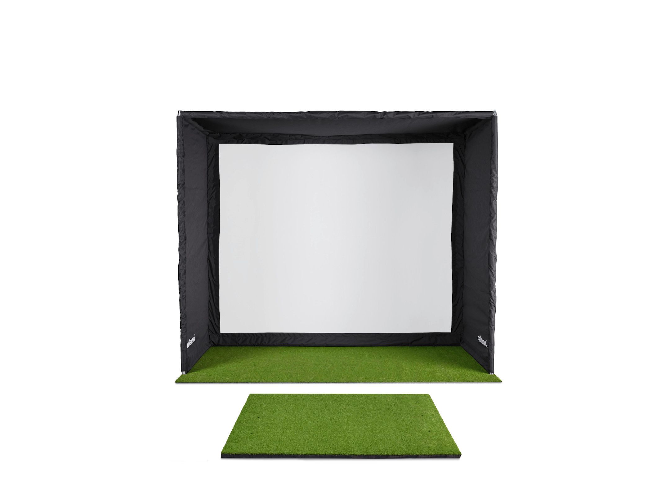 celexon FAIRWAY Professionele golfsimulator 4 x 3 x 3 m