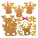 Baker Ross FN343 Rendier Chocoladehouder Decoraties - Pak van 8, Kerst knutselen, Kerstversiering voor kinderen