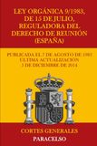 Ley Orgánica 9/1983, de 15 de julio, reguladora del derecho de reunión (España)