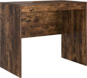 vidaXL Bureau Rook Eiken 135,5 x 50 x 127 cm