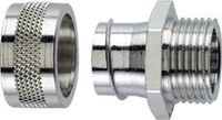 LAPP SILVYN® LGF-2-M 12X1,5 Slangbevestiging Zilver M12 6.80 mm Recht 1 stuk(s)