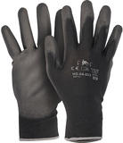 Toolstation PU handschoenen 9/L zwart (12 Paar) - 4 + 1 GRATIS