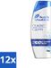 Head & Shoulders 12 x Classic Clean Anti-Roos Shampoo 400 ml