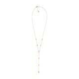 Skagen Anja Pebbles SKJ1845791 Rose Gold roestvrij stalen ketting hanger