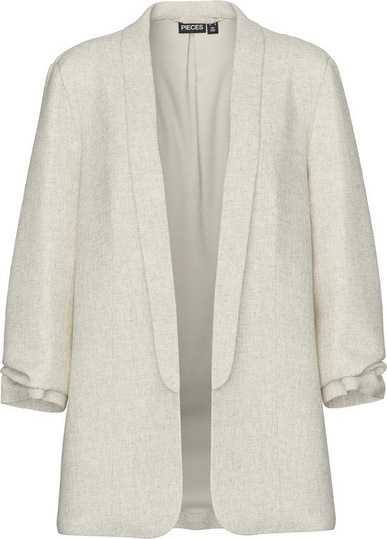 Pieces Blazer Pcpia Bosella Blazer Wvn Noos 17154738 Beige Dames Maat - XXL