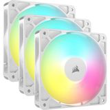 Corsair RS120 ARGB 120mm PWM Ventilateur Blanc - Pack de 3