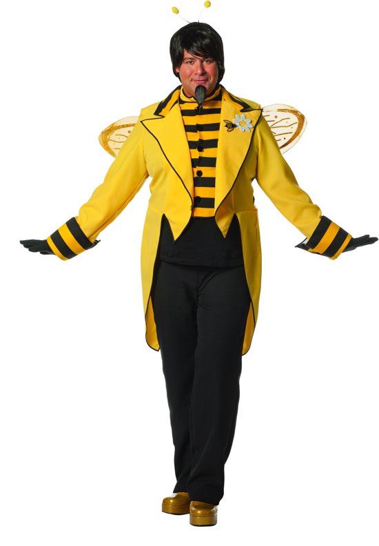 Fopshop Slipjas Bijenkoning voor heer - 8714438372814