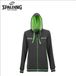 Spalding Dames basketbal vest 4HER zwart/groen katoen met capuchon maat S