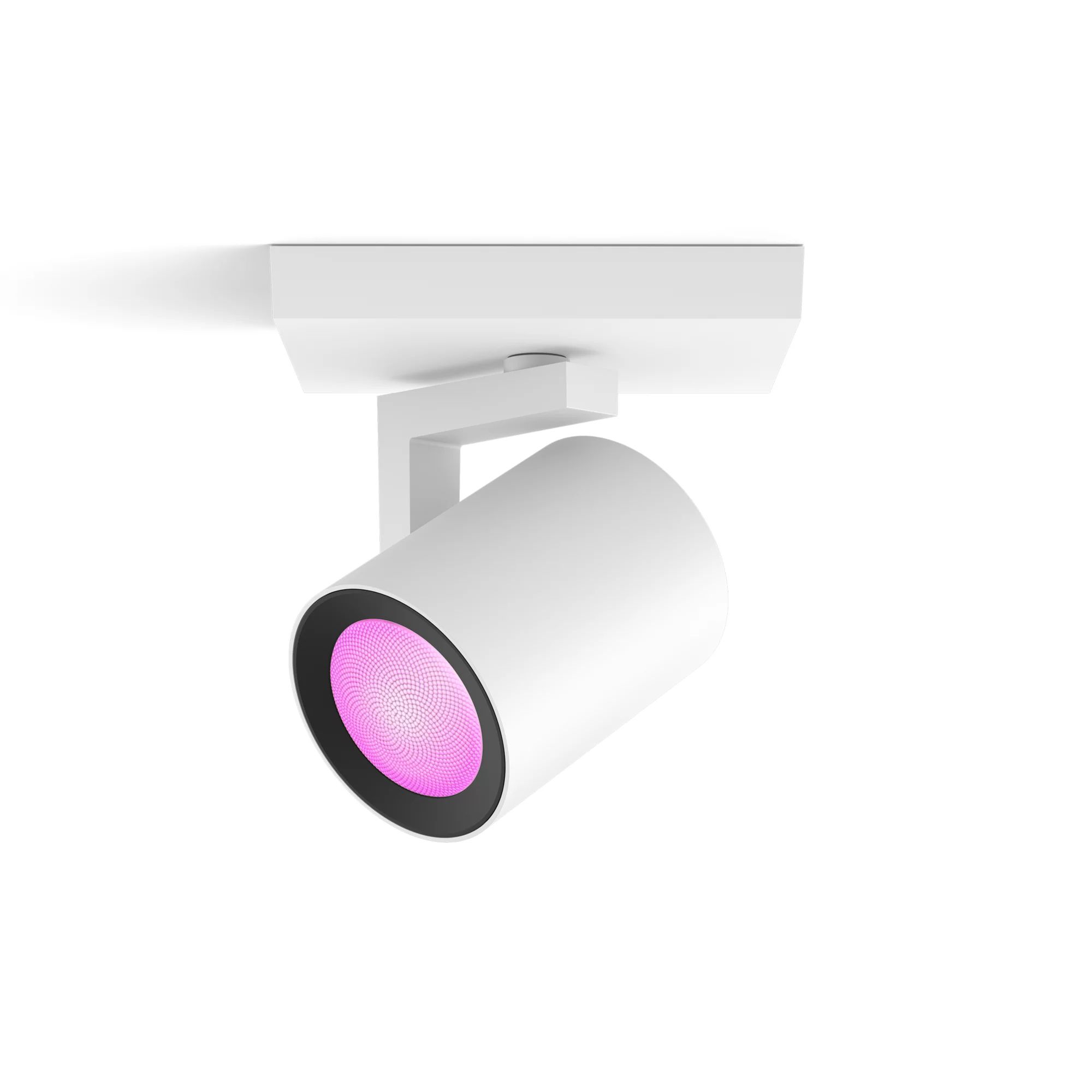 Philips Hue Argenta Opbouwspot - Wit en Gekleurd Licht - 1-spot - Wit