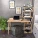 Asir Bureau - Chêne - 133 x 146,4 x 55 cm