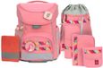 Lässig Schooltas Regenhoes Unique School Set Slim 7-delig Pink Zalmroze