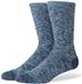 Stance unisex casual sokken slub crew blauw