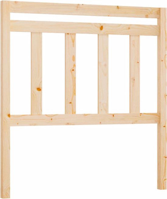 vidaXL Hoofdbord - 81x4x100 cm - Massief Grenenhout