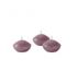 Drijvende Cereria Di Giorgio Drijvende kaarsen diameter 4,5 cm hoogte 2,7 cm - 20 stuks - kleur pruim