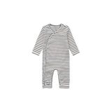 Noppies baby katoenen gestreept boxpak - blauw/ecru