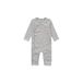 Noppies baby katoenen gestreept boxpak - blauw/ecru