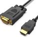 BENFEI HD HDMI naar VGA kabel 1.8 Meter - Zwart