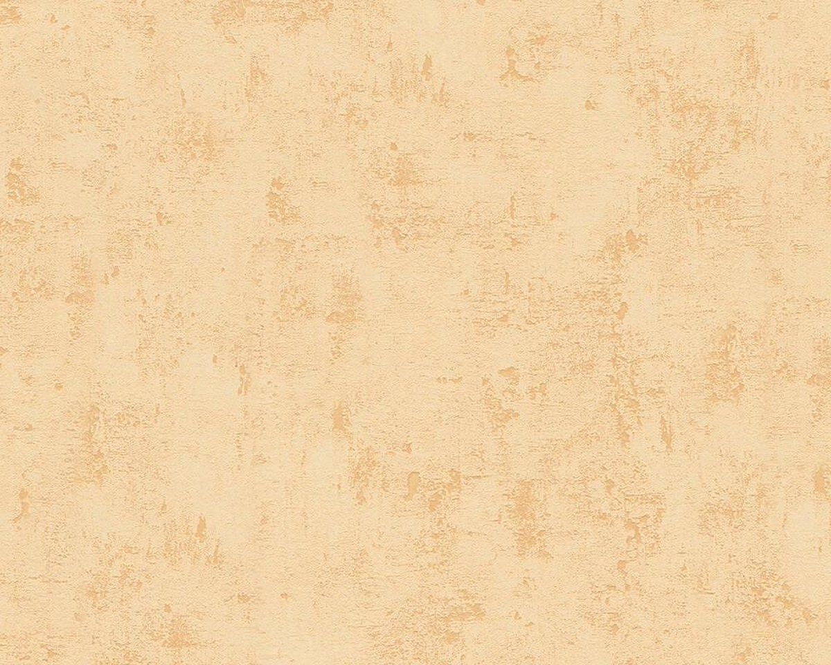 A.S. Création BETONLOOK BEHANG - Oranje - Industrieel behang - AS Creation Blooming - 4000776224071