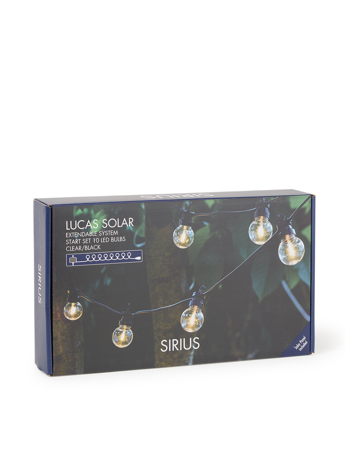 Sirius Lucas Solar Clear lichtsnoer startset 3 meter