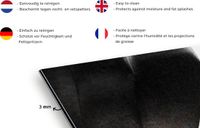 KitchenYeah Spatscherm keuken - Pastel - Abstract - 120x80 cm - Aluminium