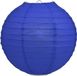 Merkloos Luxe bol lampion donker blauw 25 cm