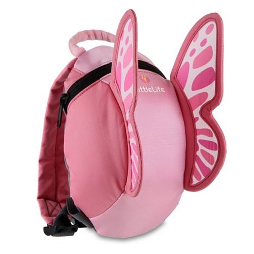 LittleLife Littlelife kinderdagrugzak Toddler Animal vlinder, meerkleurig, 2 liter, L10247