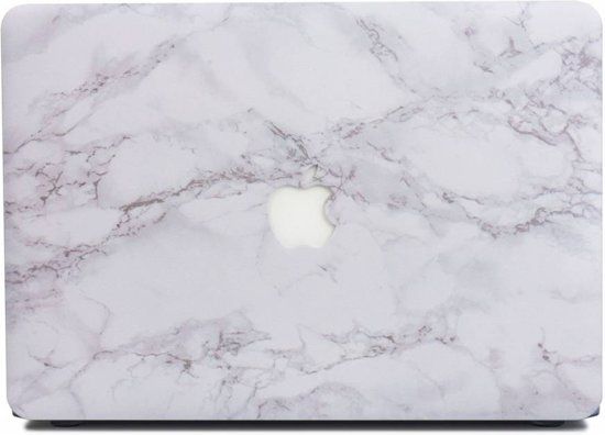 Lunso - MacBook Pro 15 inch 2012-2015 hoes - Marble Cosette - wit
