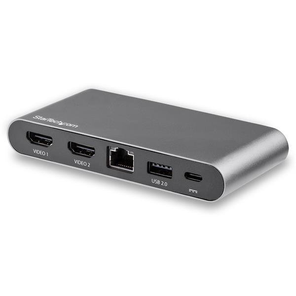 StarTech.com Dual-monitor USB-C 5-in-1 multiport adapter 2 x 4K HDMI 100W PD 3.0