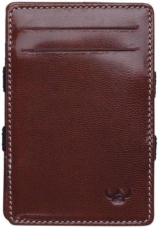 Golden Head Leren kaarthouder Bari RFID Protect Wunder-Börse 4044 Cognac bruine