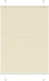 vidaXL Plissé rolgordijn 80x150 cm crème polyester