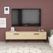 Moderne Sapphire Moderne Saffier TV-standaard, 150 cm, Melamine Gecoat Spaanplaat, Wandmontage