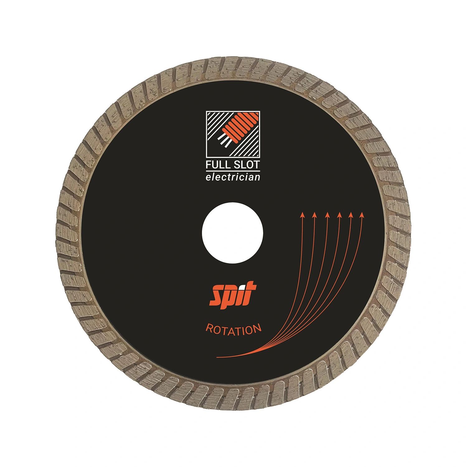 Spit 610218 FULL SLOT Diamantblad Voor Kalkzandsteen En Cellenbeton - 125 X 22,2mm - (6st.)