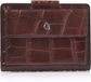 Castelijn & Beerens Portefeuille femme Croco 6 cartes RFID moka
