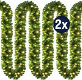 Casaria Guirlande - 2x10m 200 LEDS Afstandsbediening - Warmwit