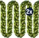 Casaria Guirlande - 2x10m 200 LEDS Afstandsbediening - Warmwit