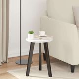 vidaXL Tafelblad ø 30 x 1,5 cm rond bewerkt hout wit