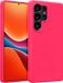 kwmobile telefoonhoesje geschikt voor Samsung Galaxy S25 Ultra - Hoesje met siliconen coating - Smartphone case in neon roze