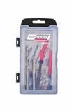 AWTools Draadreparatieset M8x1.25mm 30 stuks HSS Staal