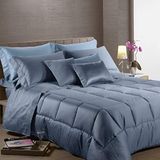 Caleffi 9117, satijn, katoen, quilt voor tweepersoonsbed, Avio
