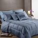 Caleffi 9117, satijn, katoen, quilt voor tweepersoonsbed, Avio