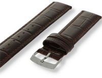 Morellato PMX032SAMBA16 Basic Collection Horlogeband - 16 mm - Bruin Leer Unisex