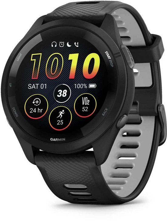 Garmin Forerunner 265 - Global Versie - Sporthorloge met GPS - Geschikt voor hardlopen - 46 mm – Zwart