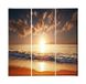 Homemania Muurfoto, 3-delig, natuur en landschappen per woonkamer, kinderkamer, meerkleurig, 69 x 3 x 50 cm, HM203PKNV-256, polyester, hout