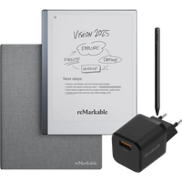 reMarkable 2 met Book Case Grijs + BlueBuilt Oplader