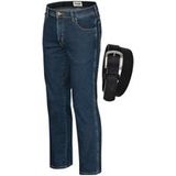 Wrangler Texas Authentic Straight Herren-Stretchjeans mit Gürtel