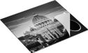 Chefcare Inductie Beschermer Sint Pietersbasiliek in Rome - Zwart Wit - 57,6x51,6 cm