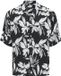 JACK&JONES JJEJEFF AOP RESORT SHIRT SS SN Chemise Homme M Noir