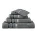 Vandyck Prestige Lines Mole Grey Serviette d'invité 40x60