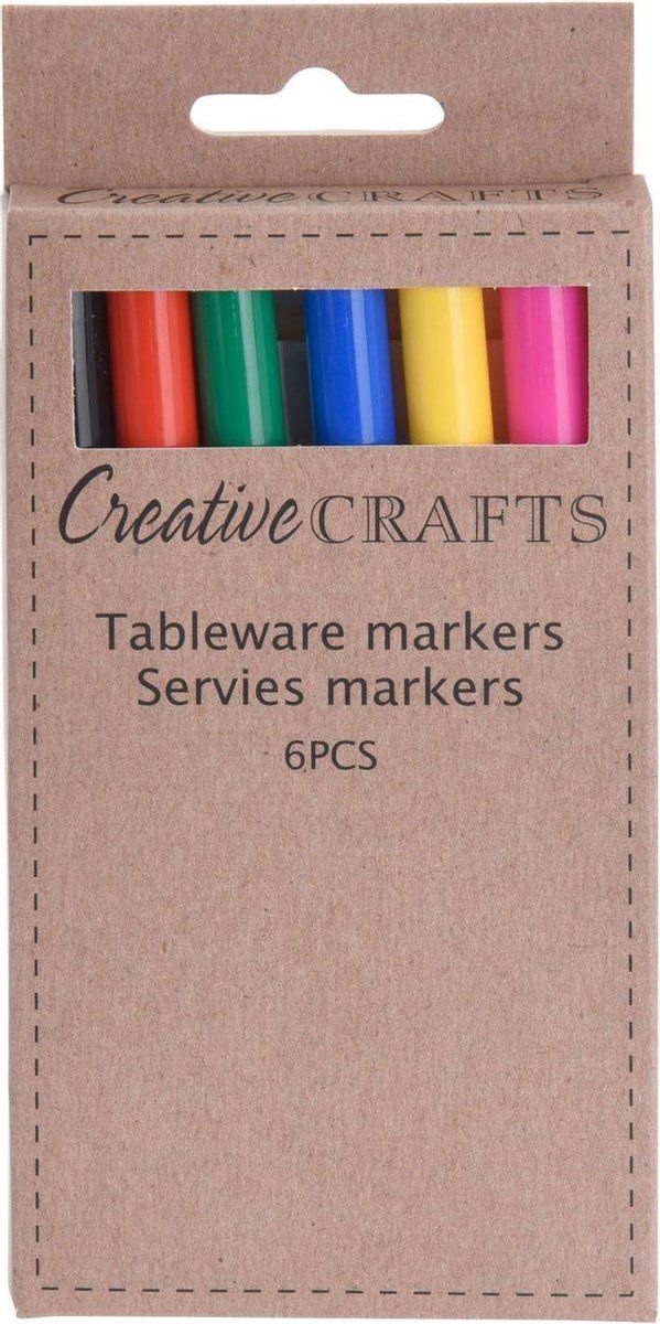 Creative Crafts Servies Stiften - 6 st.